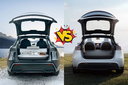 Detailed Comparison: Tesla Model Y Air Mattress vs. Air-Foam Mattress